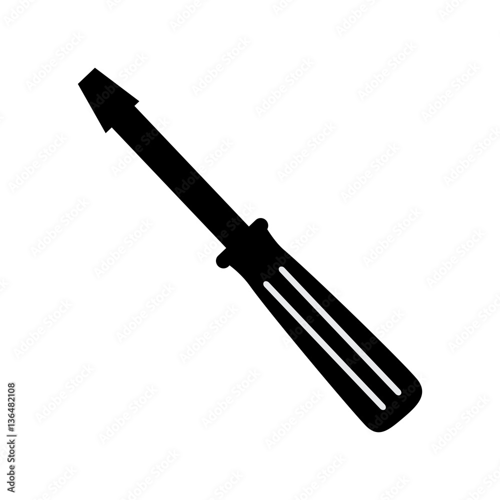 Fototapeta premium screwdriver tool isolated icon vector illustration design