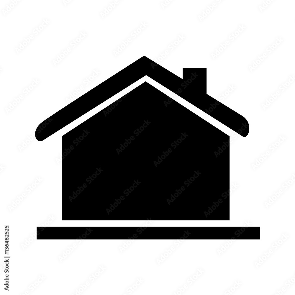 real estate house icon vector illustration design