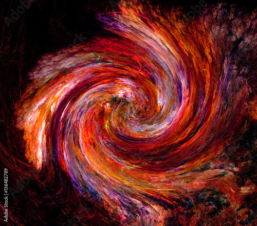  Abstract Fractal Swirl Picturesque Background - Fractal Art