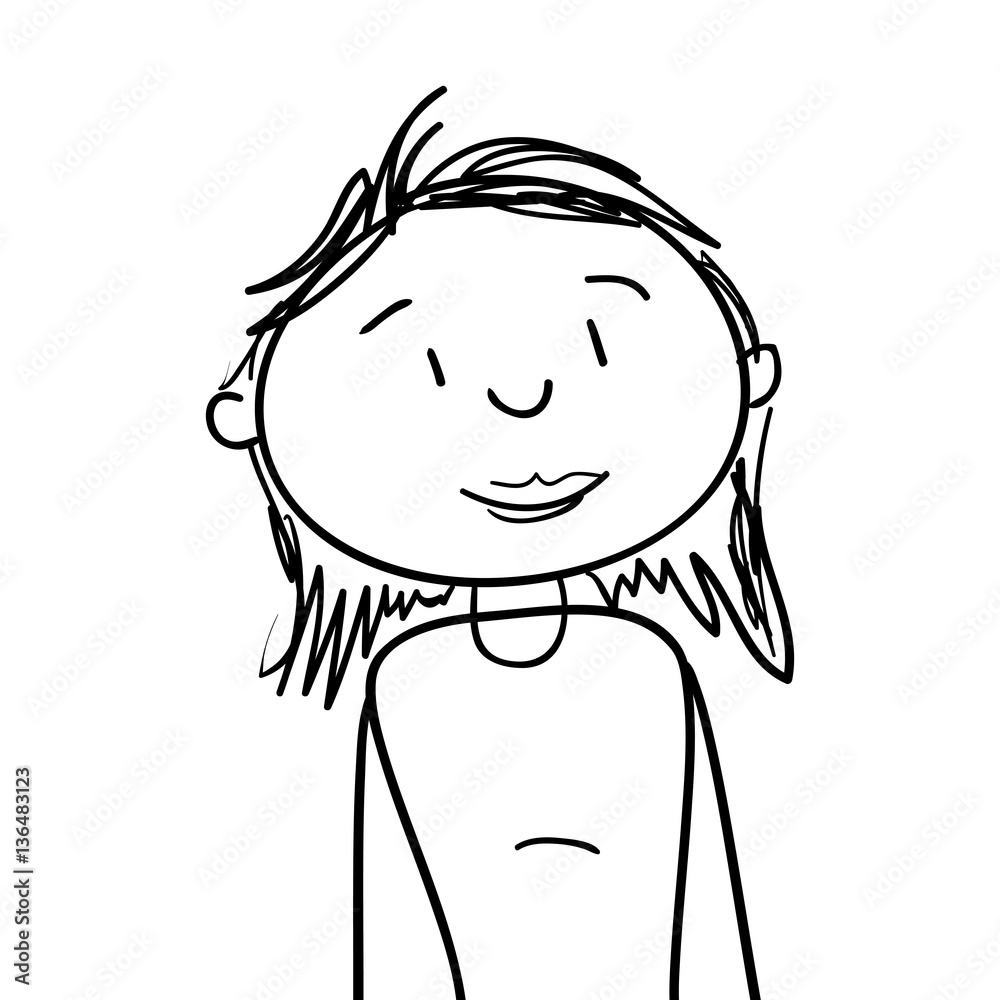 cute woman drawing character vector illustration design cute woman drawing character vector illustration design