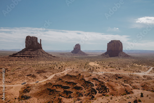 Monument Valley and the desert