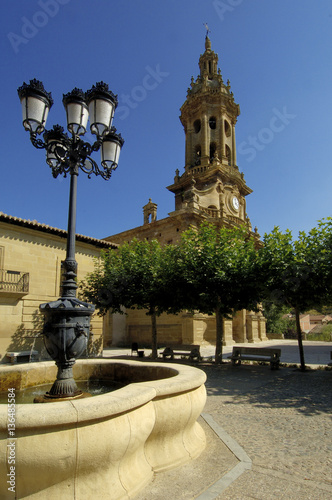 San Miguel church, Cuzcurrita de Rio Tiron, La Rioja, Spain