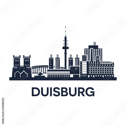 Duisburg Skyline Emblem