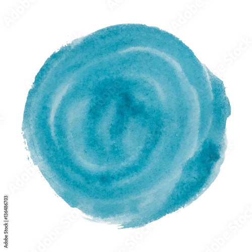 Vector blue watercolor background