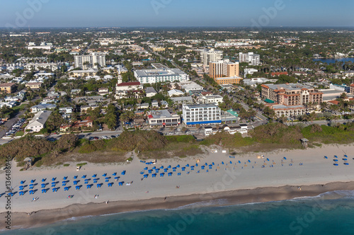 Aerial Delray Beach, Florida