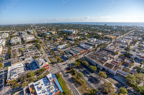 Aerial Delray Beach, Florida