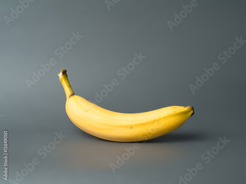 One isolated banana