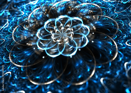 Jewelry Macro Flower Background - Fractal Art