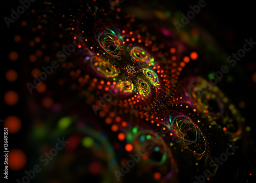 Jewelry Macro Flower Background - Fractal Art