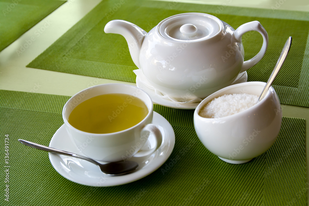 hot tea in porcelain cup hot tea in porcelain cup