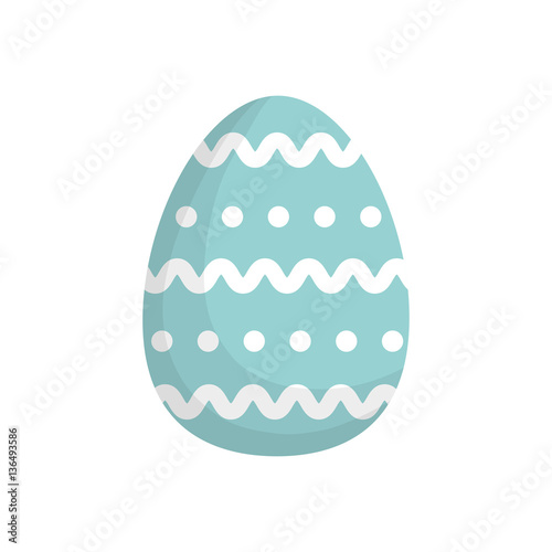 easter egg zig zag strip dotted vector illustration eps 10