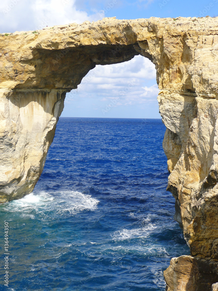 Fototapeta premium Azure Window w San Lawrenz na Gozo