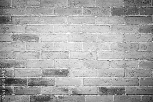 White and grey brick wall background