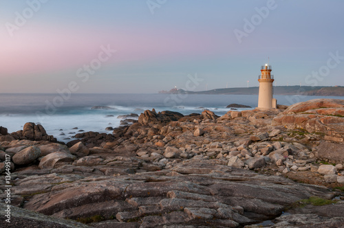 Muxia Lighthouse at sunset