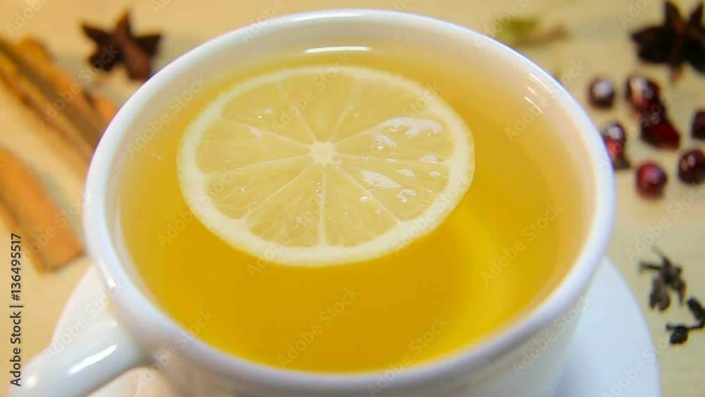 Cup of tea with lemon Cup of tea with lemon