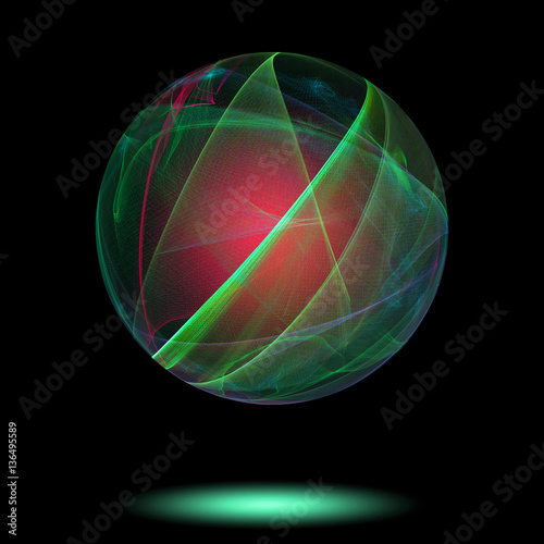 Luminous filamentous globe © kseniyaomega