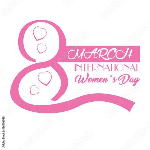 Happy women day graphic design, Vector illustration