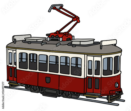 Vintage electric tramway