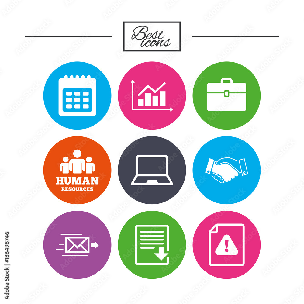 Office, documents and business icons. Office, documents and business icons.