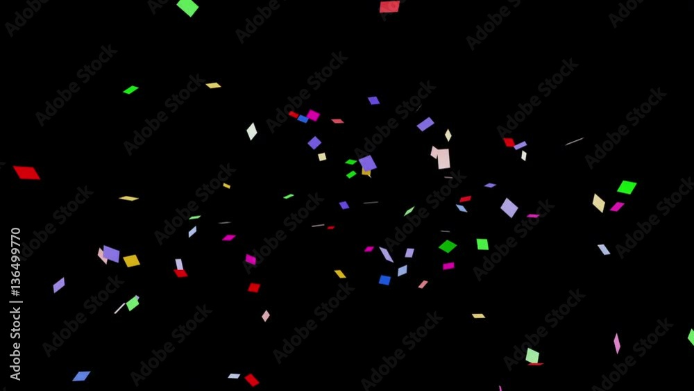 Colorful confetti particles. square. Colorful confetti particles. square.
