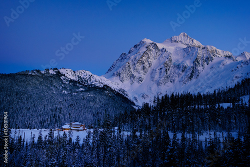 Evening in the shadow of Shuksan