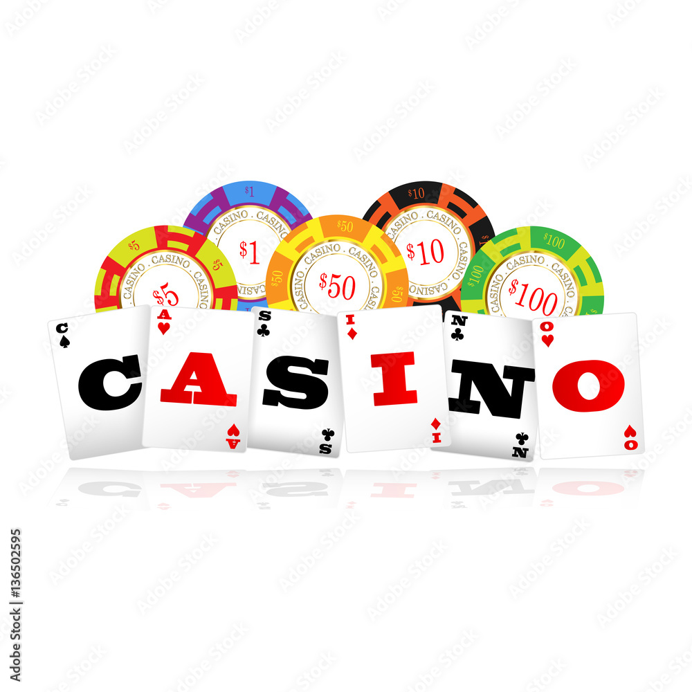 Fototapeta premium Casino Logo