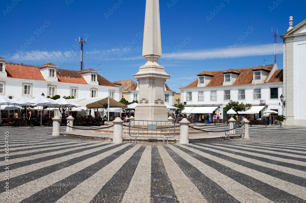 Obelisk in Vila Real de Santo António, Portugal