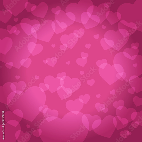 seamless heart pattern and background vector illustration