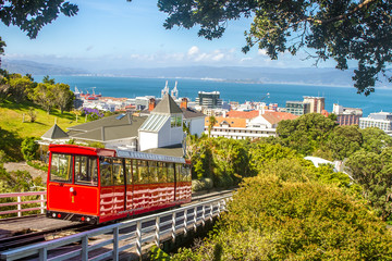 Crédence de cuisine Nouvelle-Zélande Funiculaire historique de Wellington  © Alena Yakusheva