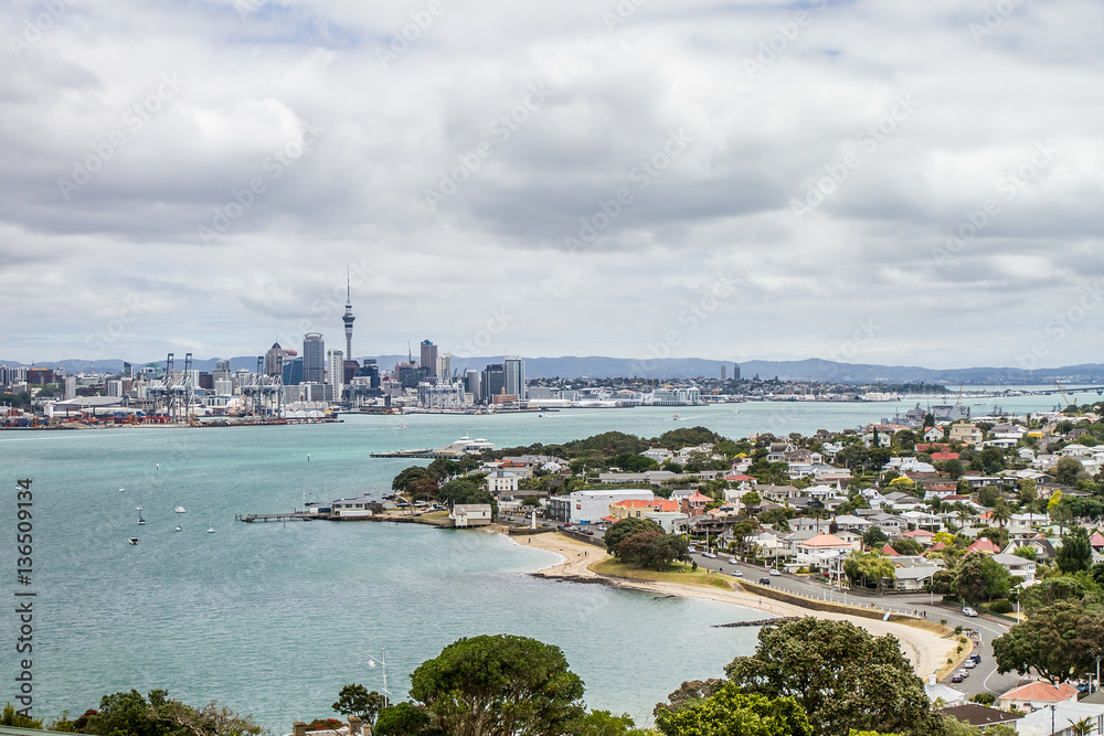 auckland city view from devonport
