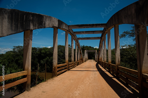 Country road bridge
