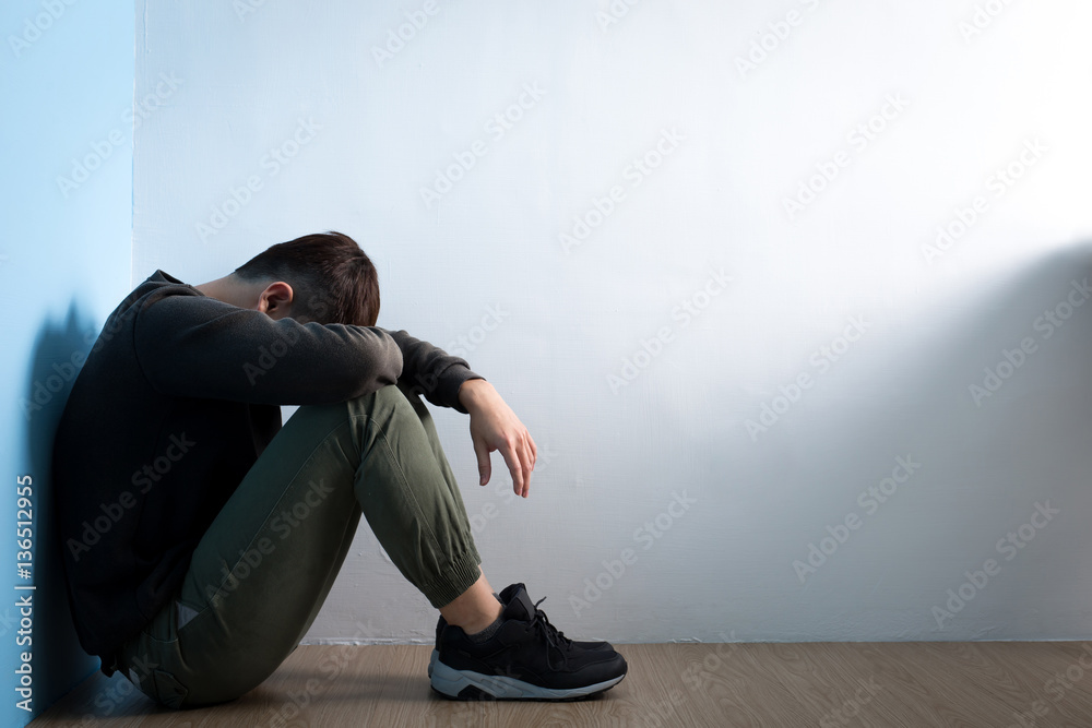 depression man sit on floor depression man sit on floor