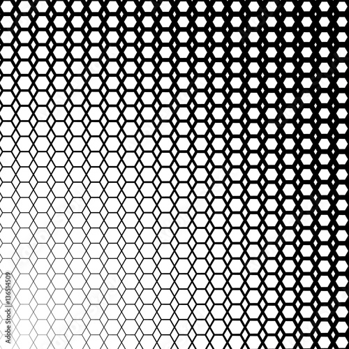 Background with gradient of black and white hexes