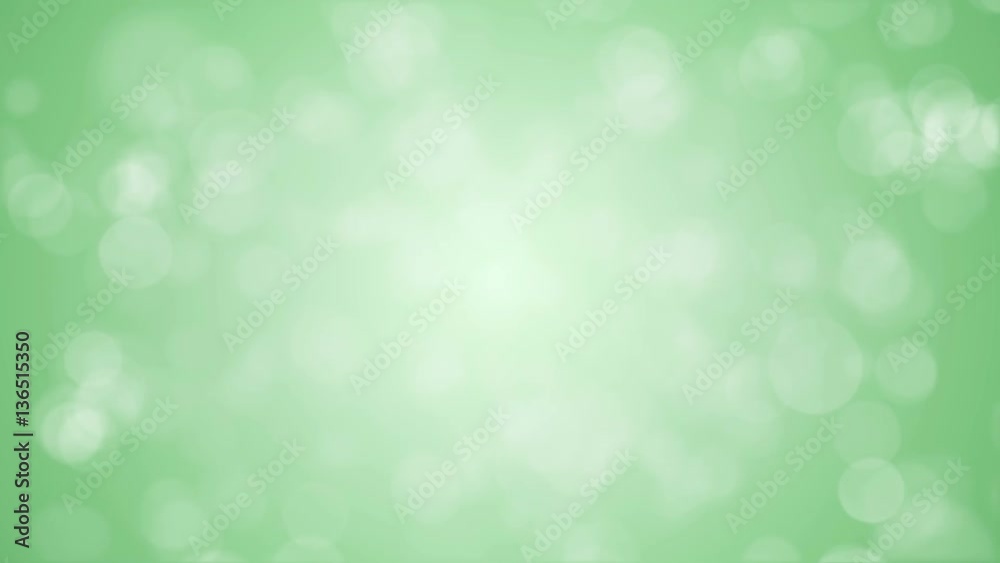 Green bokeh lights looped animated abstract background Green bokeh lights looped animated abstract background