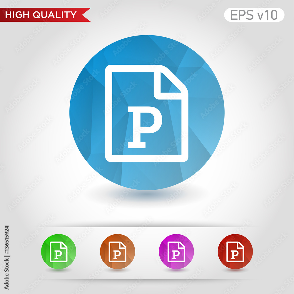 Picture icon. Button with picture file icon. Modern UI vector. Picture icon. Button with picture file icon. Modern UI vector.