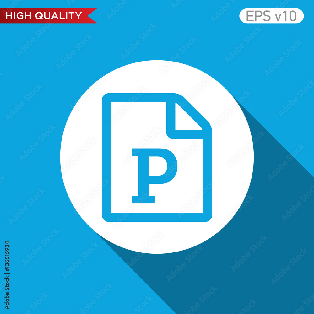 Picture icon. Button with picture file icon. Modern UI vector.