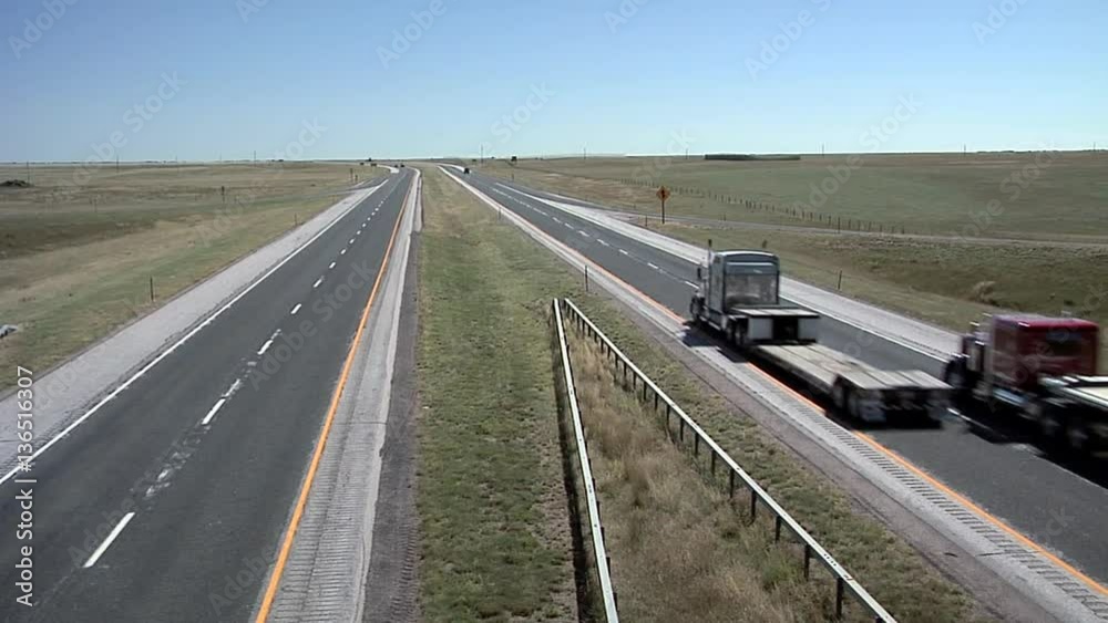 Interstate 25 North of Cheyenne, Wyoming Interstate 25 North of Cheyenne, Wyoming
