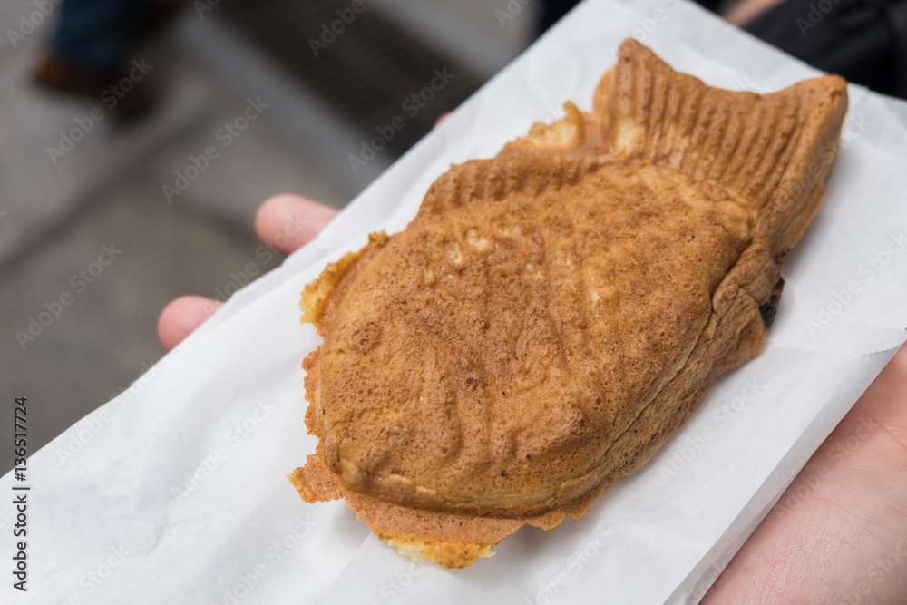 Taiyaki (Japanese fish shaped cake)