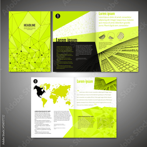 Vector brochure template
