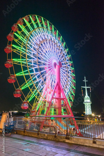 Ferris wheel at Port of Kobe, Japan