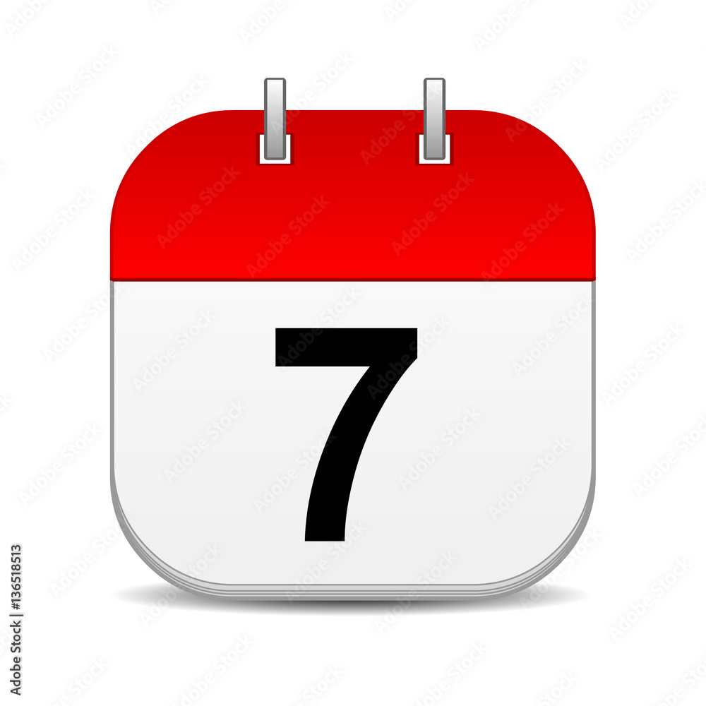 7 on blank calendar icon
7 on blank calendar icon