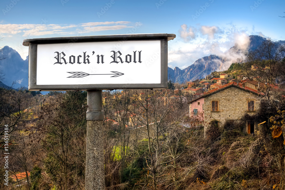 Schild 184 - Rockn Roll