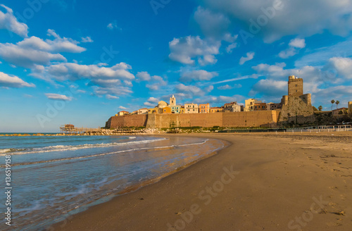 Termoli  Italy  - A touristic city on Adriatic sea in the province of Campobasso  Molise region  southern Italy