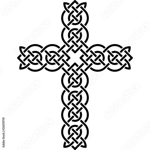 Celtic pattern. Element of Celtic or Irish ornament