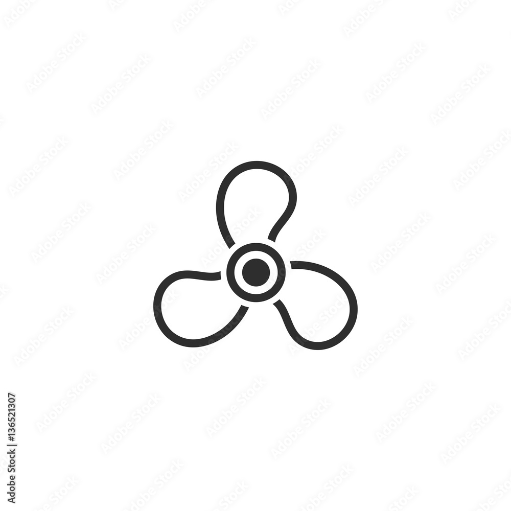 Obraz premium Fan - vector icon.