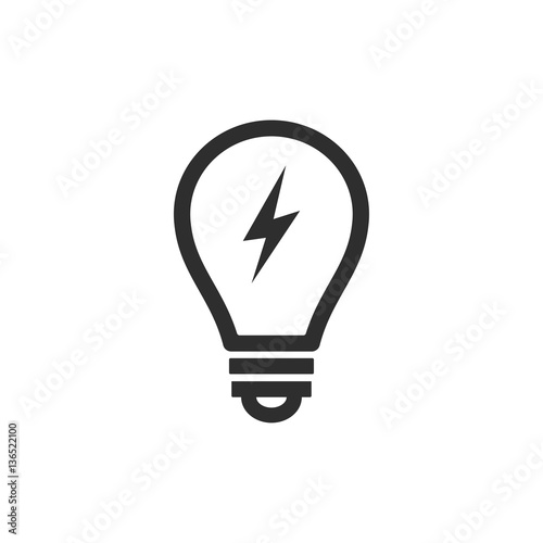 Lamp - vector icon.