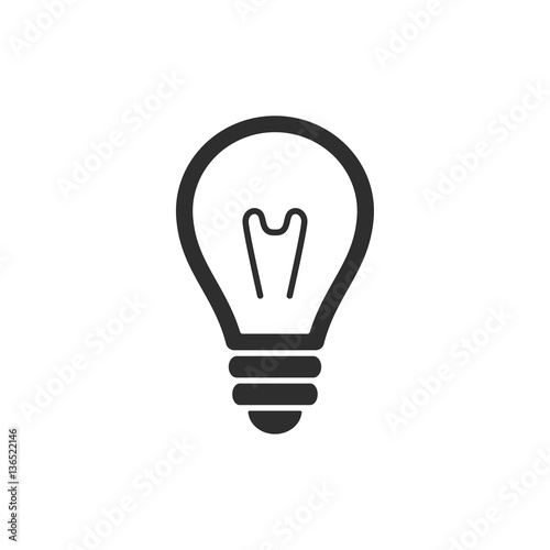 Lamp - vector icon.
