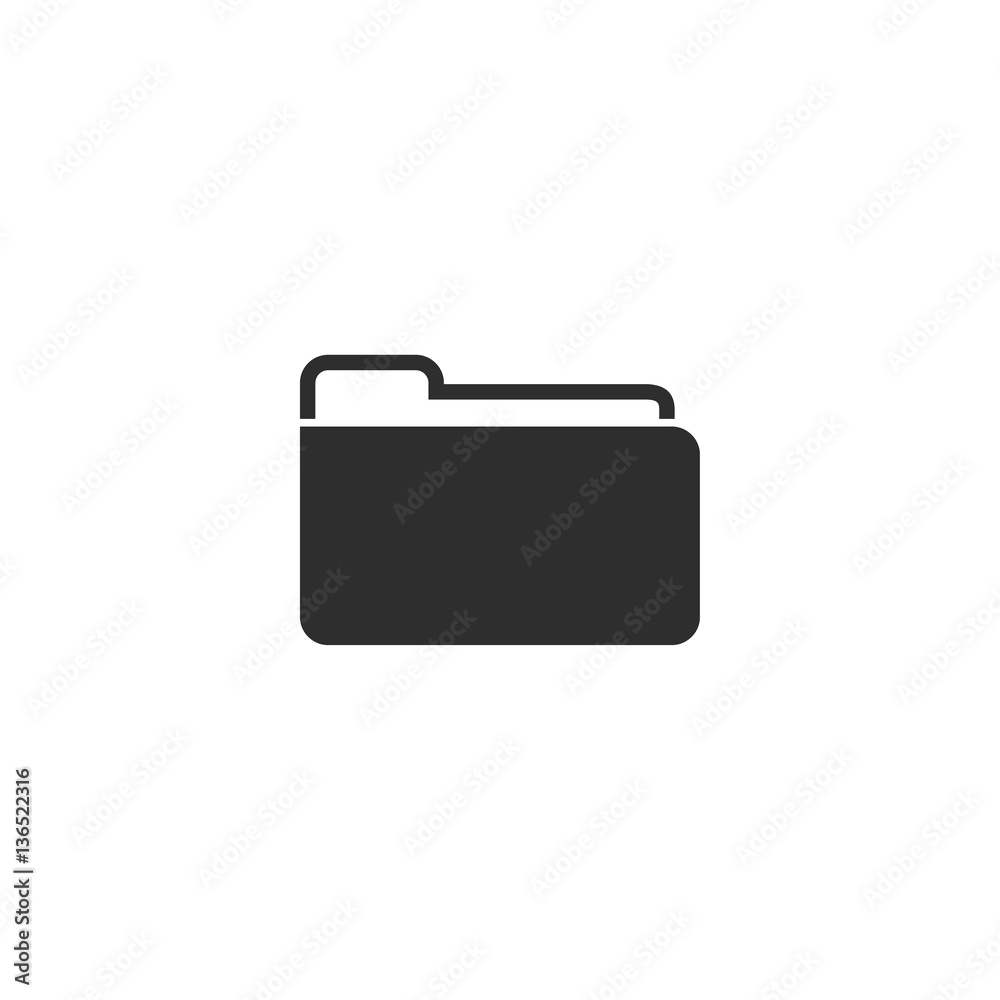 Folder - vector icon. Folder - vector icon.