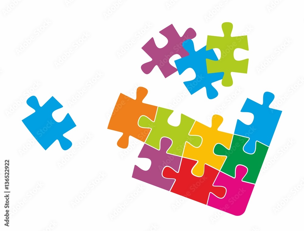 Fototapeta premium puzzle1002b