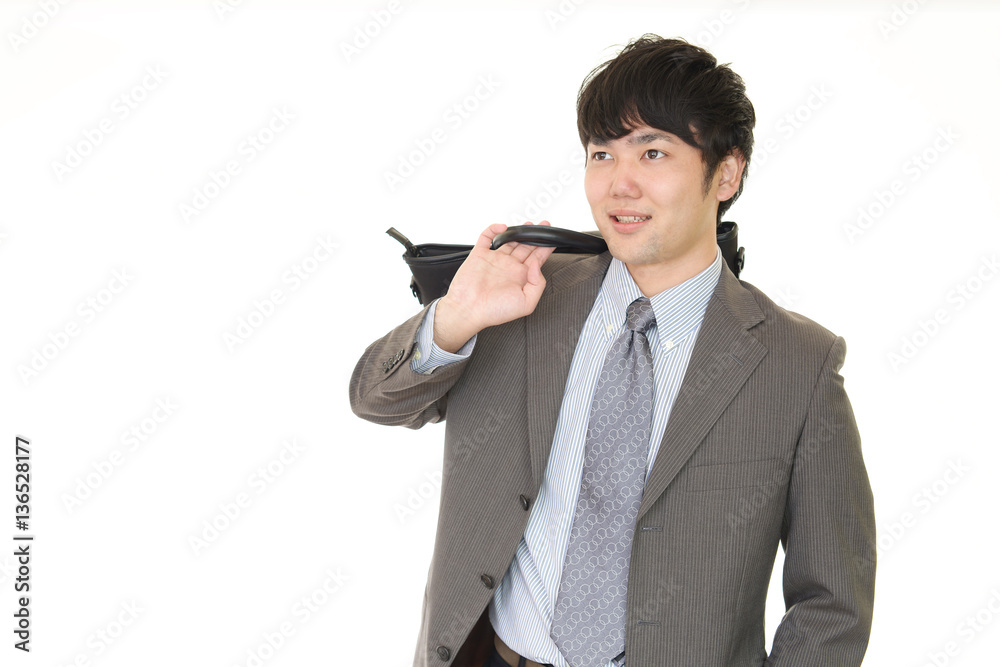 笑顔のビジネスマン